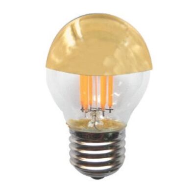 Led Lamp E27 4W Filament Dimmable Half Gold Glamour