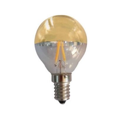 Led Lamp E14 4W Filament Dimmable Half Gold Retro