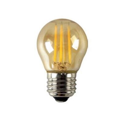 Led Lamp E27 4W Filament 2700K Dimmable Amber Glamour