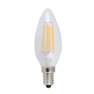 Led Lamp E14 6W Filament 6500K Decor
