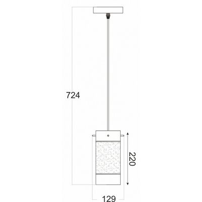 Lighting Pendant 1 Bulb Metal 13802-467