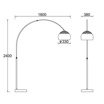 Lighting Pendant 1 Bulb Metal 13803-100