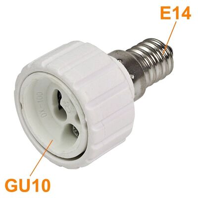Lamp Adapter E14 to GU10