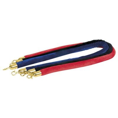 Red Velvet Rope Gold Hook