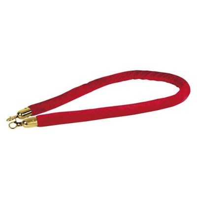 Red Velvet Rope Gold Hook