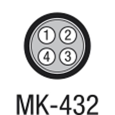 Multicore Stage Cable 4 pairs DAP-Audio MK-432 Black