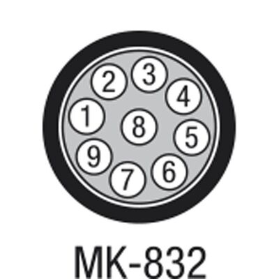 Multicore Stage Cable 8 pairs DAP-Audio MK-832 Black