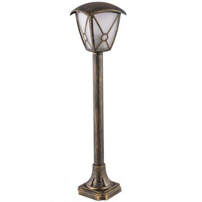 Floor Luminaire Lantern Aluminum Antique Brass Outdoor 12053-640-AB