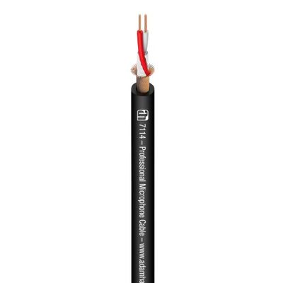 Microphone Cable 2 x 0.31 mm² black 7114BLK