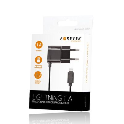 Wall Charger for IPhone / iPod 1A Black