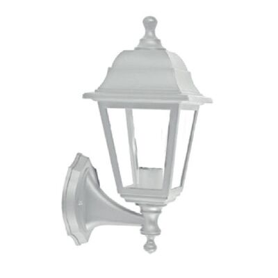 Plastic Wall Lantern White 12051-401