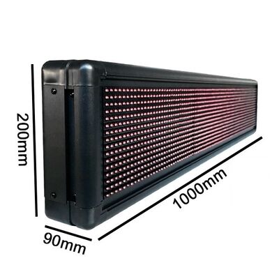Half LED Rolling Display Red 100x20 Waterproof with Wifi
