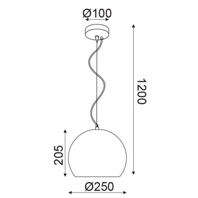 Lighting Pendant 1 Bulb 13802-387