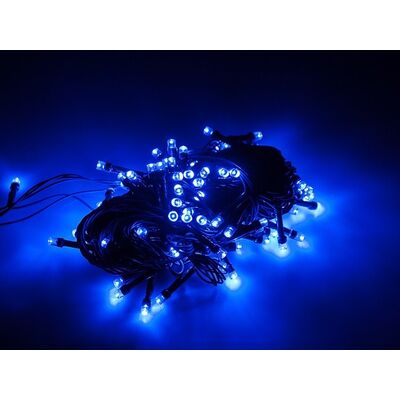 Christmas Led Lights Blue 100L 9.4m + Controller