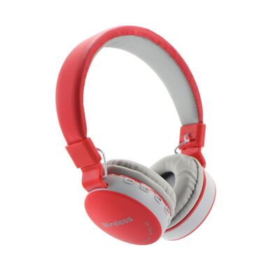 Ασύρματα Ακουστικά Με Bluetooth MS-881 Κόκκινο