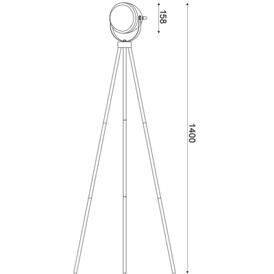 Lighting Pendant 1 Bulb Metal ML306131FBR