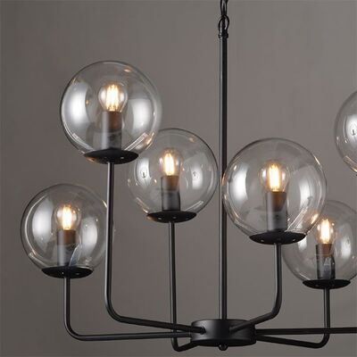 Lighting Pendant 6 Bulb Glass 13802-225