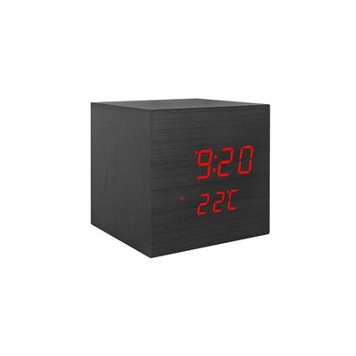 Θερμόμετρο - Ρολόι - Ξυπνητήρι Μαύρο