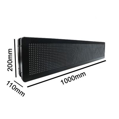 SMD LED Rolling Display Red 100x20 Waterproof with Wifi