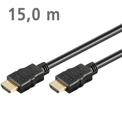 Cable HDMI to HDMI with Ethernet 15m