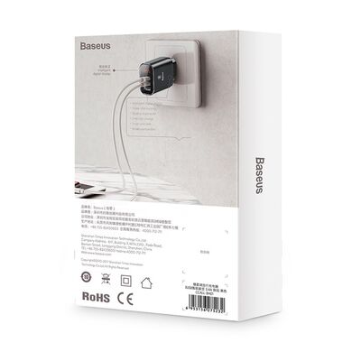 Travel Charger Fast Charge 3.4A 3xUSB Baseus