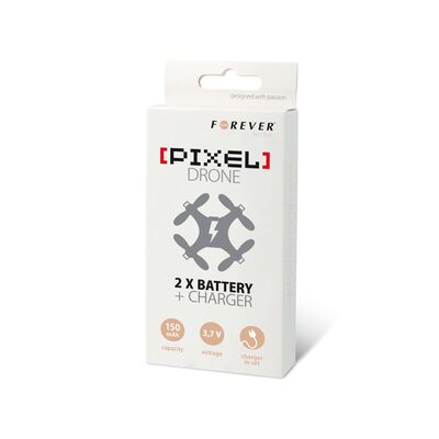 Pixel Drone Battery 2pcs + Charger