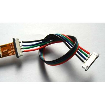 Connector 4+4 επαφών με καλώδιο 20cm RGB