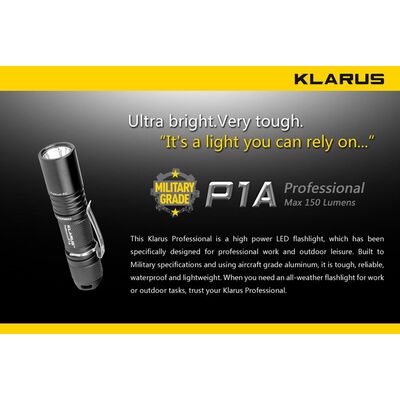 Φακός Led Klarus P1A 150 Lumens