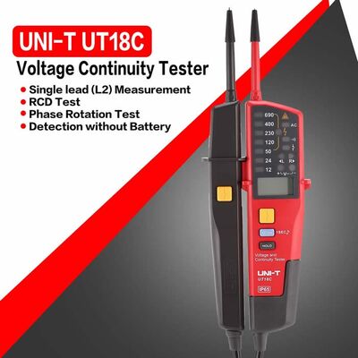 Voltage & Continuity Tester UNI-T UT18C 12-690V