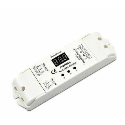 RGB DMX Led Controller 3x8A 12-24V DC PX24500A