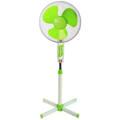 Stand Fan 40cm 60W White-Green