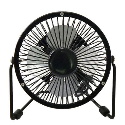 Mini Table Fan 10cm 2.5W with USB connection Black