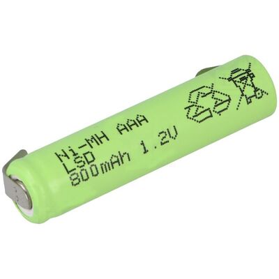 NiMH Battery AAA R3 1.2V 800mAh + PIN