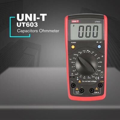 Inductance Capacitance Meter Resistance Multimeter Ohmmeter UNI-T UT603