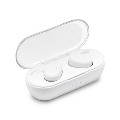 Bluetooth Ακουστικά TWS EP011 Άσπρα με Powerbank