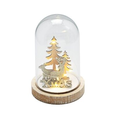 Decorative Led Tree A 8 LED Warm White with 2xAAA Battery
