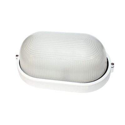 Lighting Oval White E27 HI5022W