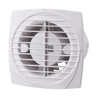 Indoor Bathroom Fan 10cm 15W with Valve White AS