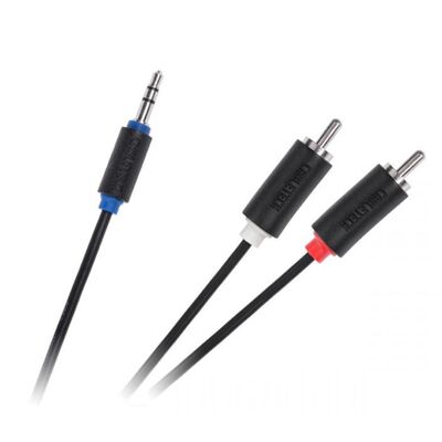 Audio Cable Mini Jack Stereo 3.5mm Male - 2 RCA Male 3m