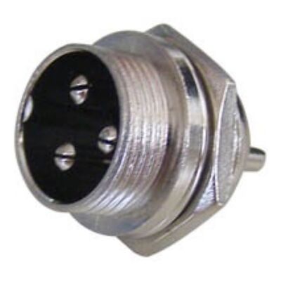Microphone Connector Male 3P LZ304