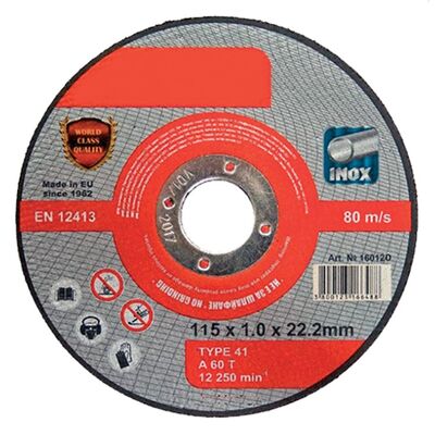 Cutting  Disc for Metal Inox 125x1x22.2mm A60T