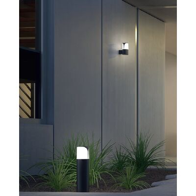 Garden Lamp Aluminum Ε27 Dark Grey Outdoor 80cm IP54