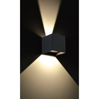 Wall Mounted Lamp LED Dark Grey 10W 3000K 0-90° IP54