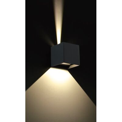 Wall Mounted Lamp LED Dark Grey 10W 3000K 0-90° IP54