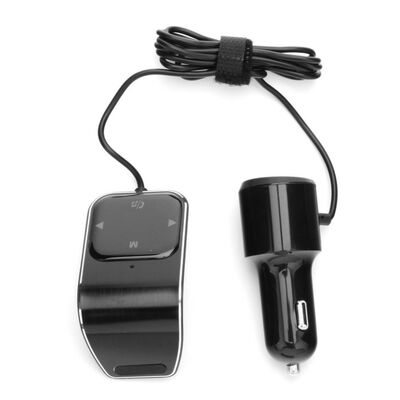 FM Transmitter Αυτοκινήτου Bluetooth + MicroSD με Φορτιστή 2xUSB 2.4A/1.0A