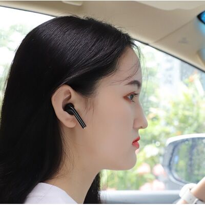 Bluetooth Ακουστικό + Φορτιστής Αυτοκινήτου E47 Μαύρο