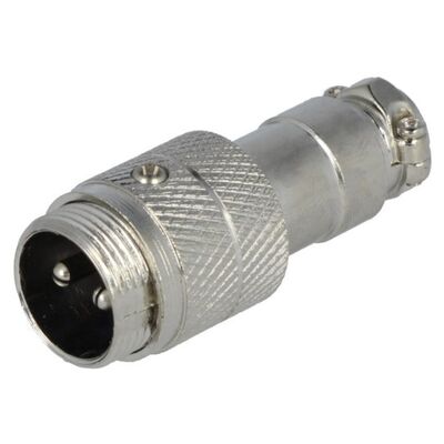 Microphone Connector Male 2P