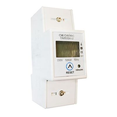 Energy Counter Meter kWh Rail Digital Single Phase 5-80A