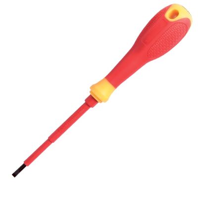 VDE Insulated Screwdriver - Slotted 1000V 3.5X75mm