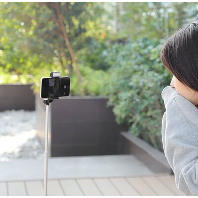 Selfie Stick με Τρίποδα και Τηλεχειριστήριο Μαύρο HOCO K10A
